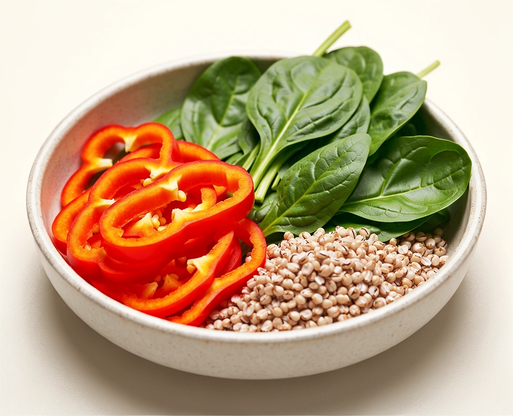 Świeże produkty spożywcze bogate w składniki odżywcze